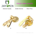 soft close toilet seat hinges brass